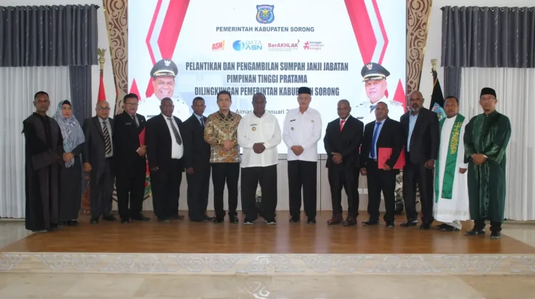 Bupati JK Melantik 6 Pejabat JPT Pratama